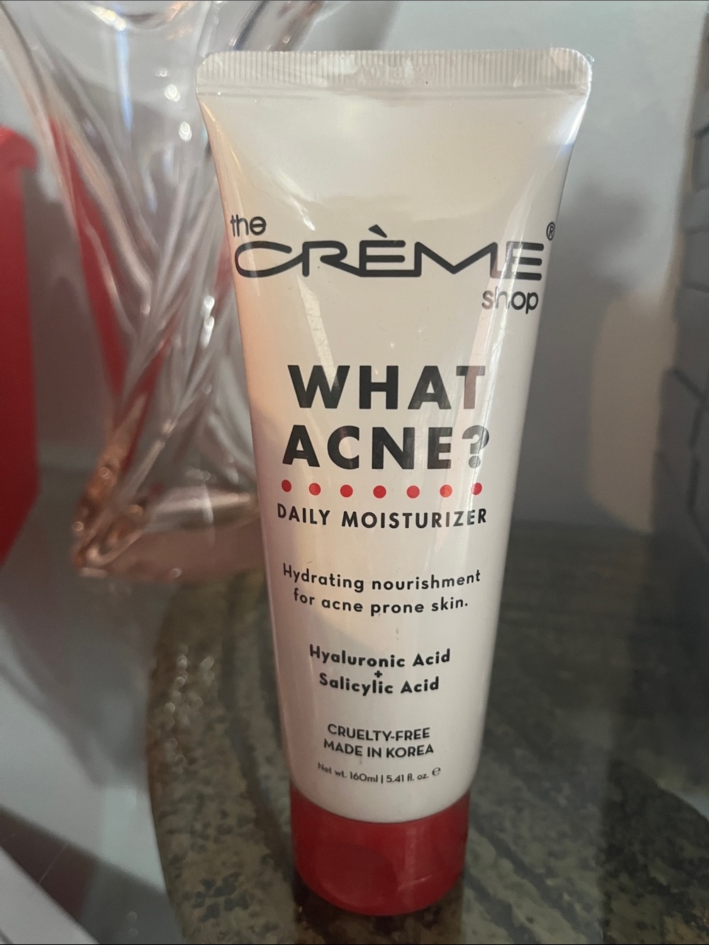 The Crème Shop What Acne? Daily Moisturizer — White & Red